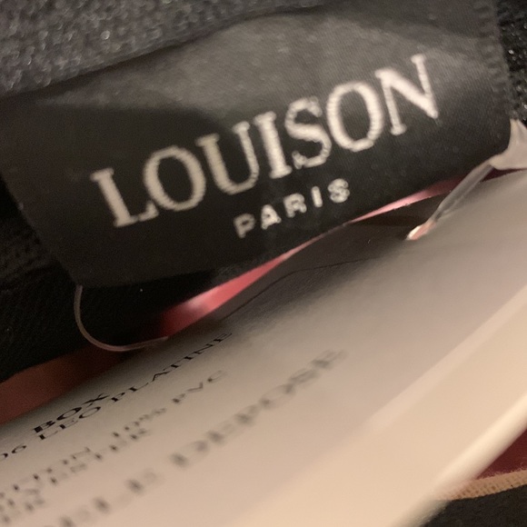 Louison Paris Depose Sequin Leopard Sparkle  Silver Black Metallic Bag Clutch 🤍 - Picture 3 of 16